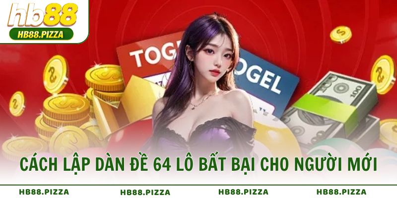 Cách lập dàn đề 64 lô bất bại cho người mới bắt đầu