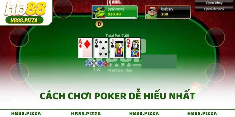 Hướng dẫn cách chơi Poker dễ hiểu nhất